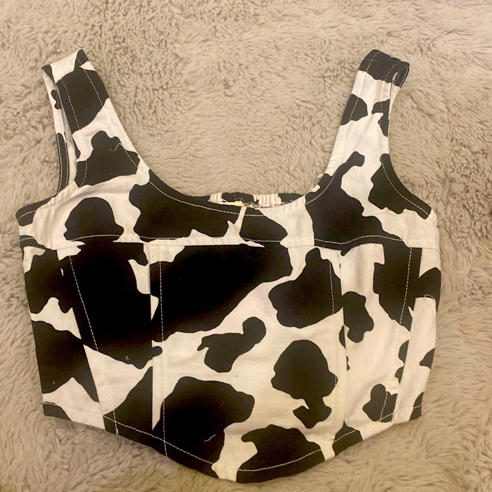 Cow crop top